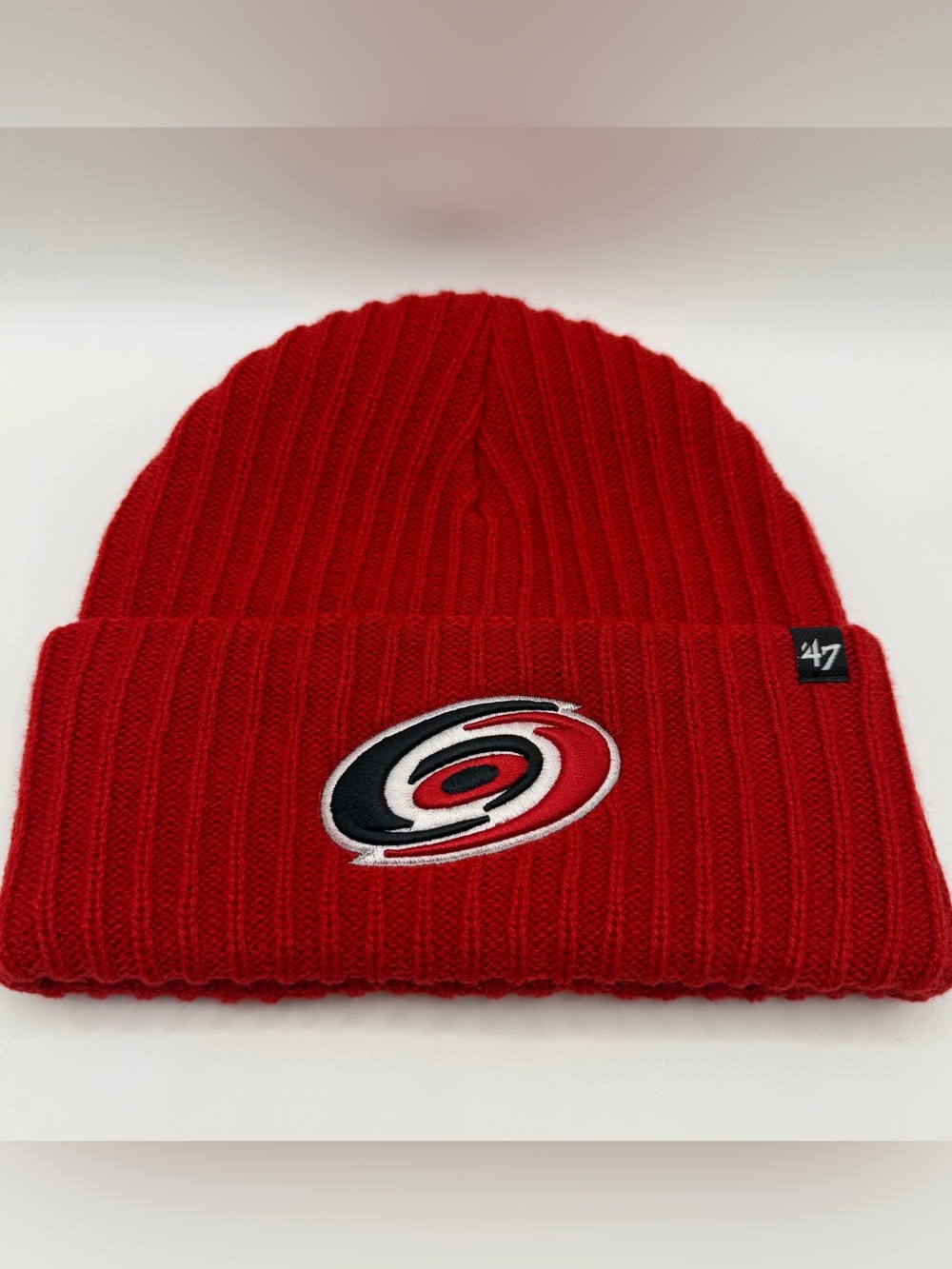 Carolina Hurricanes Harbor '47 Brand Cuff Knit Hat Cap One Size Red NHL